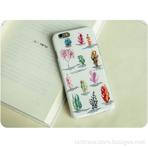 Newest arrival Beautiful Underwater World OF seafloor Hard PC phone cases for iphone6/6+